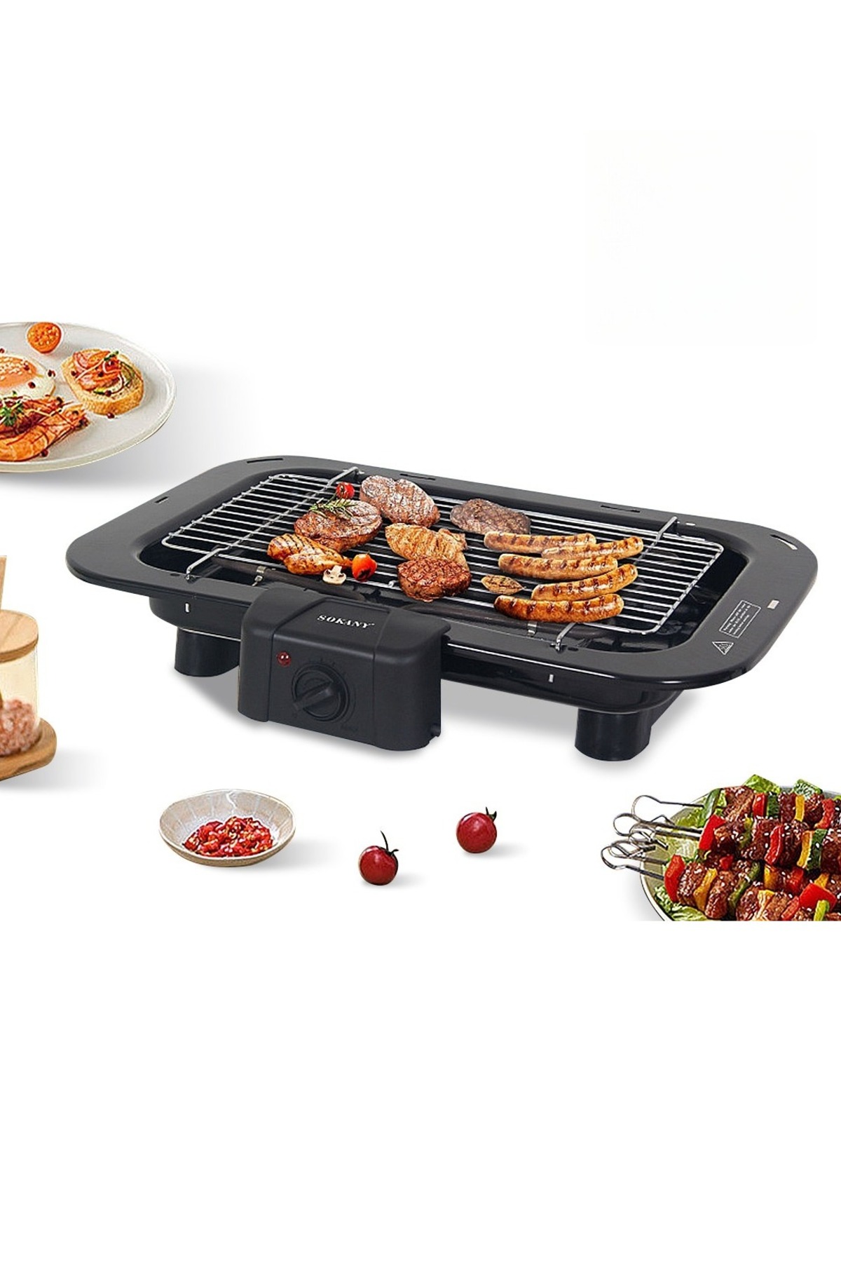 شواية كهربائية 2200 واط SK-3574 أسود