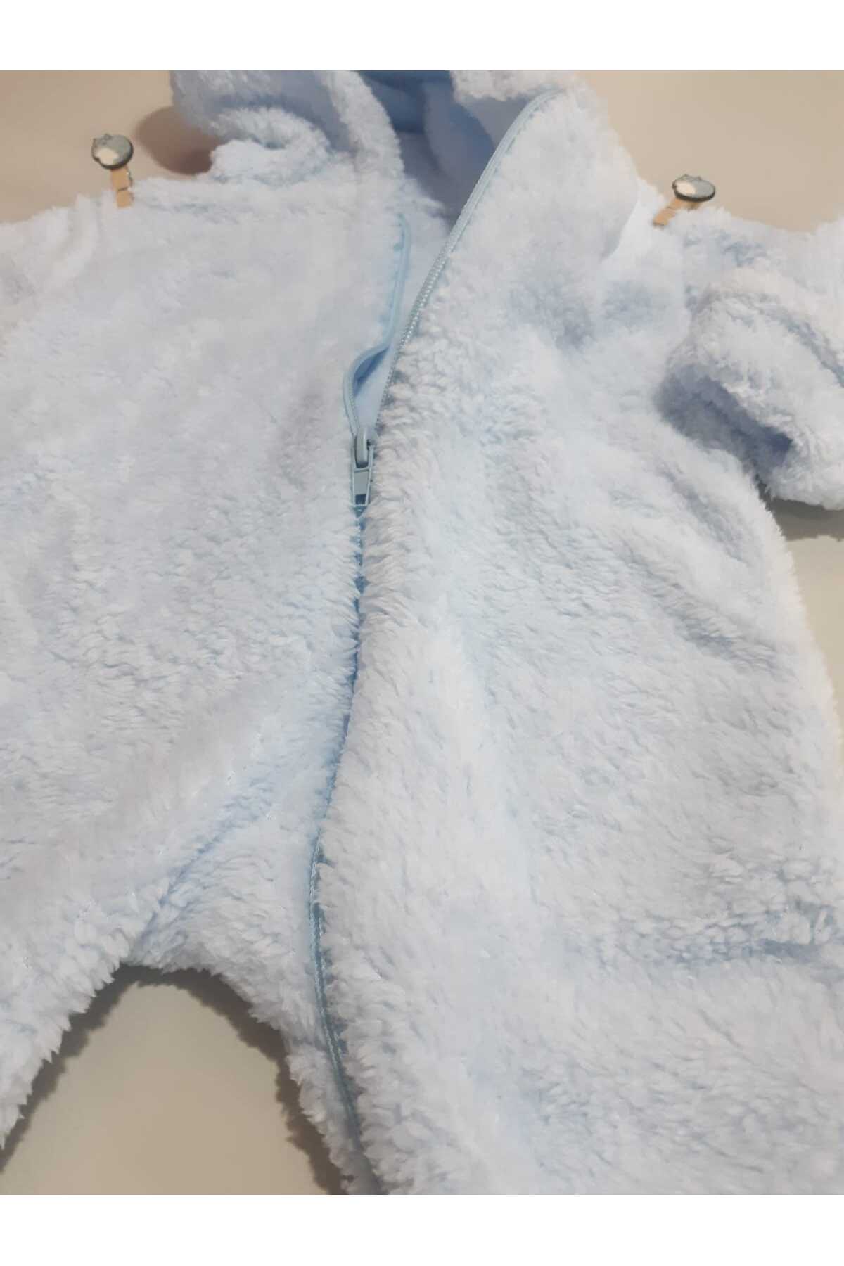 Sönmez Baby KULAKLI SEVİMLİ KÖPEK WELSOFT KIŞLIK FERMUARLI BEBE TULUM fotoğrafı 3 (önizleme)