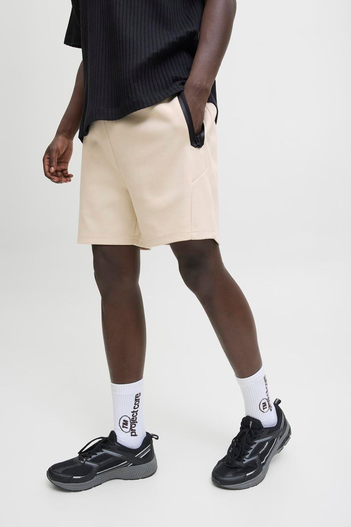 شلوارک مردانه راسته فاق نرمال | جک اند جونز Jack & Jones 12273304 - تصویر 5