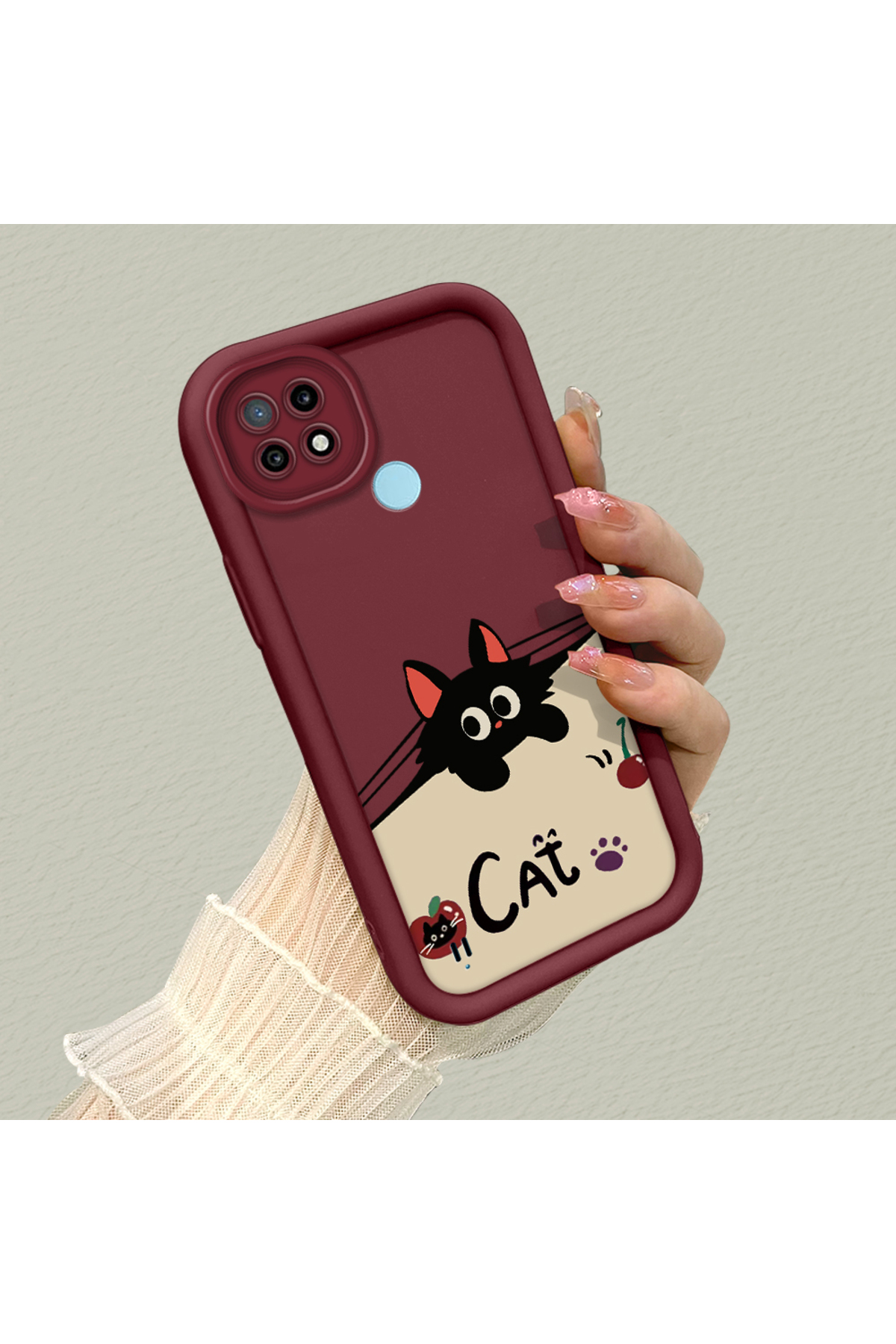Realme C21 Compatible Fashion eyes Anti-fall Soft Silicone Phone Case
