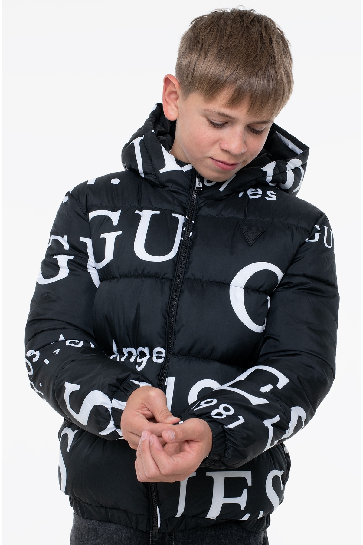 Guess OVERSIZE HOODED LS P fotoğrafı 2 (önizleme)