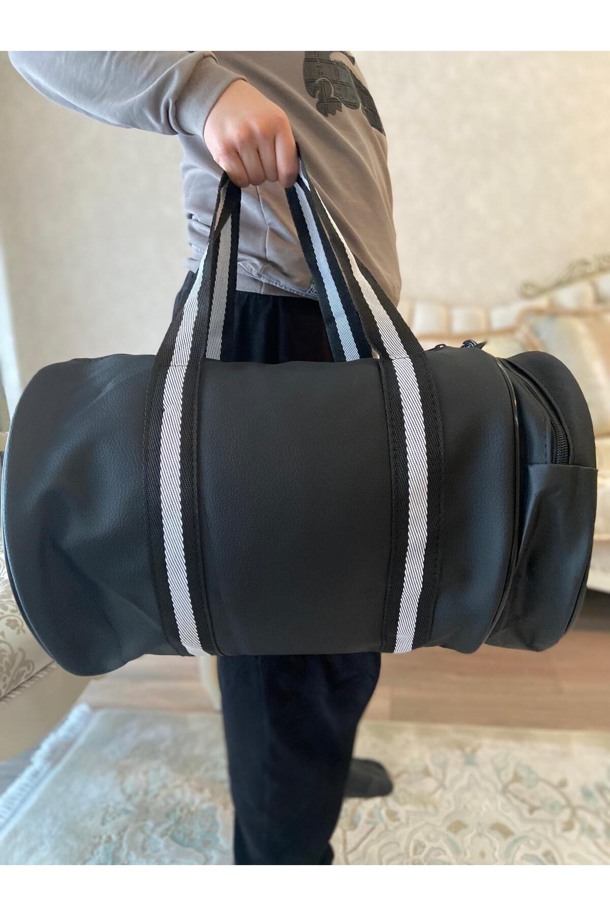 NABIZ tekvando Sport Unisex Önü Cepli Uzun Askılı Kadın Ve Erkek Kullanabilir Seyahat Fitness Ve Spor Çantası görsel 2