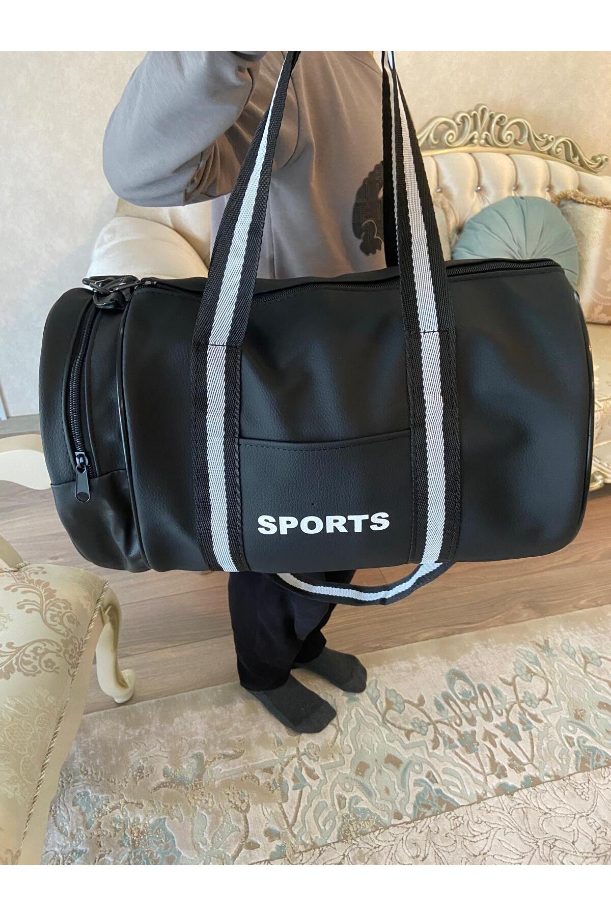 NABIZ tekvando Sport Unisex Önü Cepli Uzun Askılı Kadın Ve Erkek Kullanabilir Seyahat Fitness Ve Spor Çantası