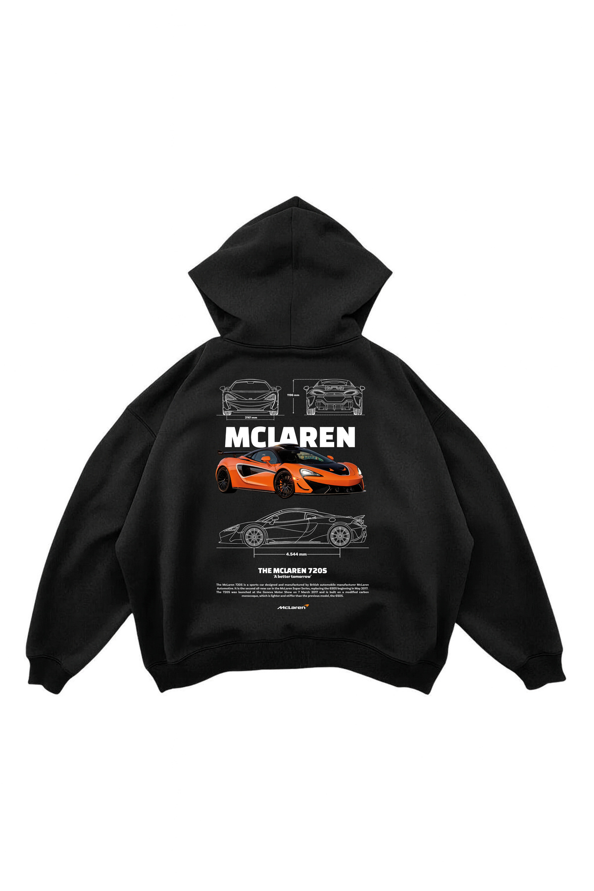 SVART WEAR Carlos Sainz F1 Tasarım Baskılı Premium Hoodie