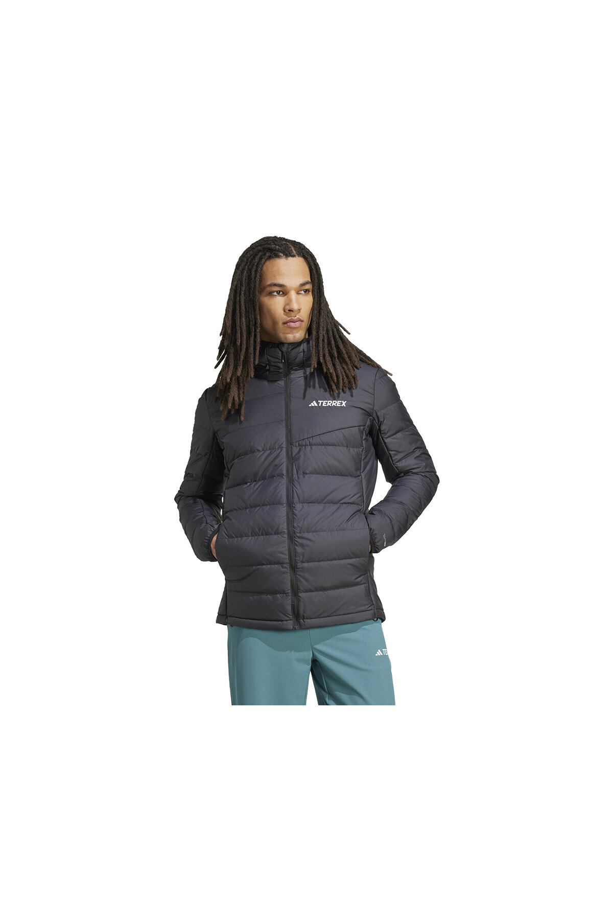 آدیداس کاپشن مردانه فضای باز Terrex Mt Down Ho J مدل JZ9968 مشکی