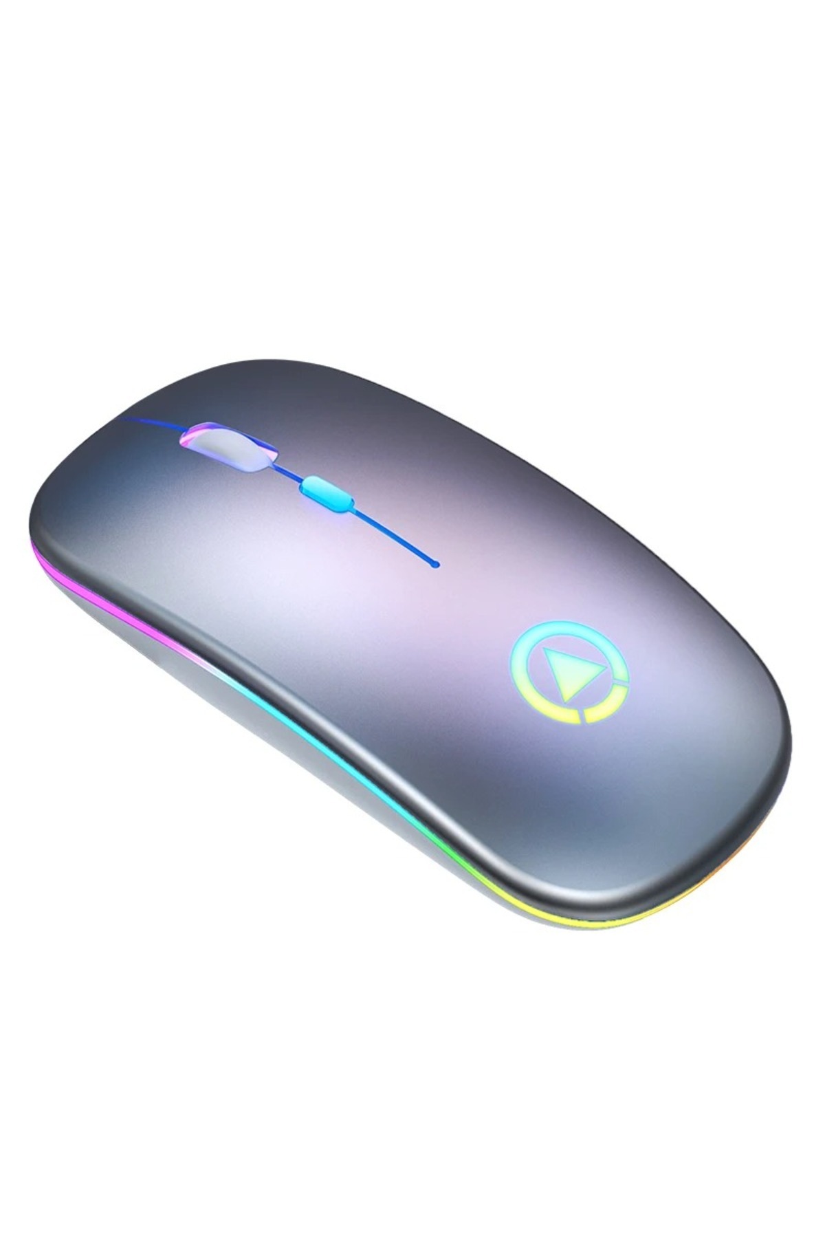 MDSTECH Şarj Edilebilir Kablosuz LED Işıklı Sessiz Mouse – Ergonomik ve Hassas Kullanım