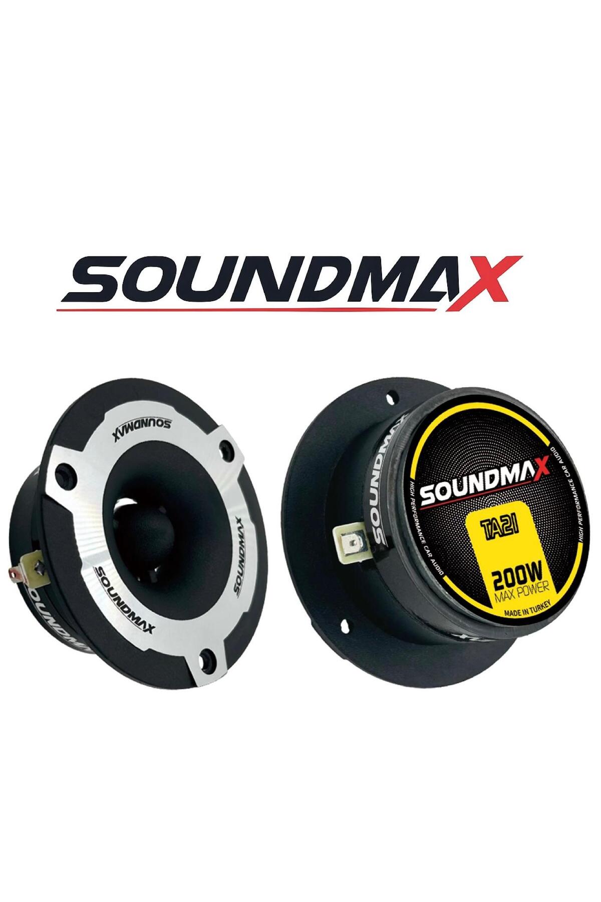 Soundmax Sx-Ta21 Pro Spl Dome Tweeter Çifti 400wat-200w Rms 10 cm