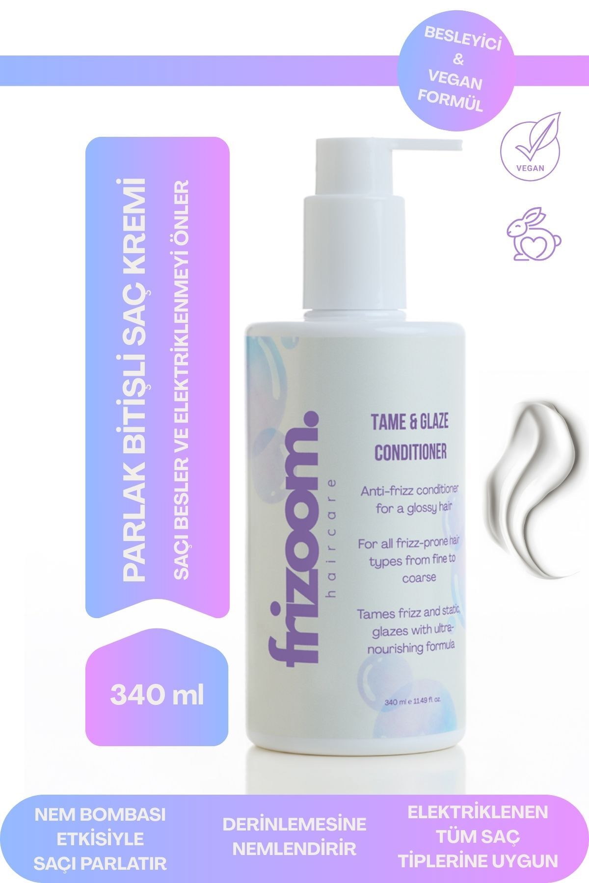 Elektriklenme ve Kabarma Karşıtı Parlaklık Veren Saç Kremi (Tame & Glaze Conditioner) — TYCAD6D0167A3E00698E14D00