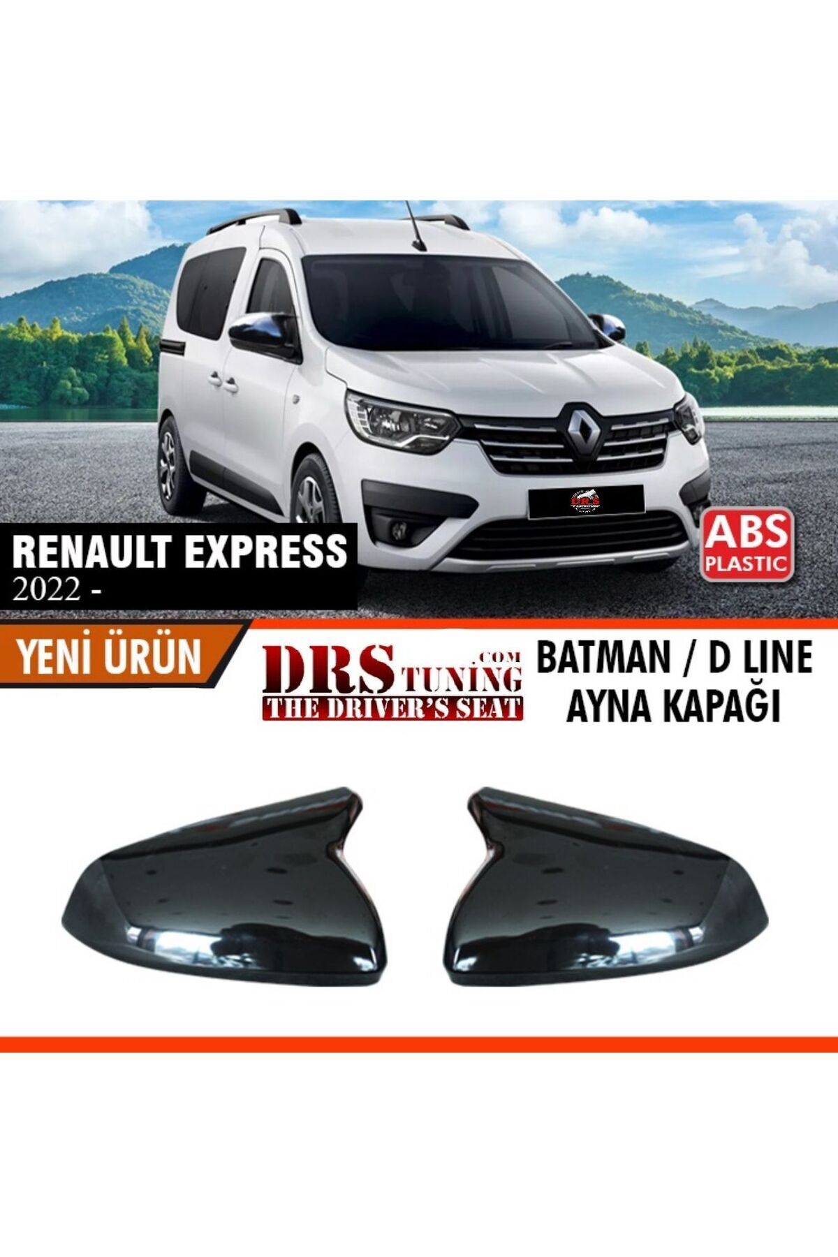 Drs Tuning Renault Express 2022 Sonrası Yarasa Ayna Kapağı