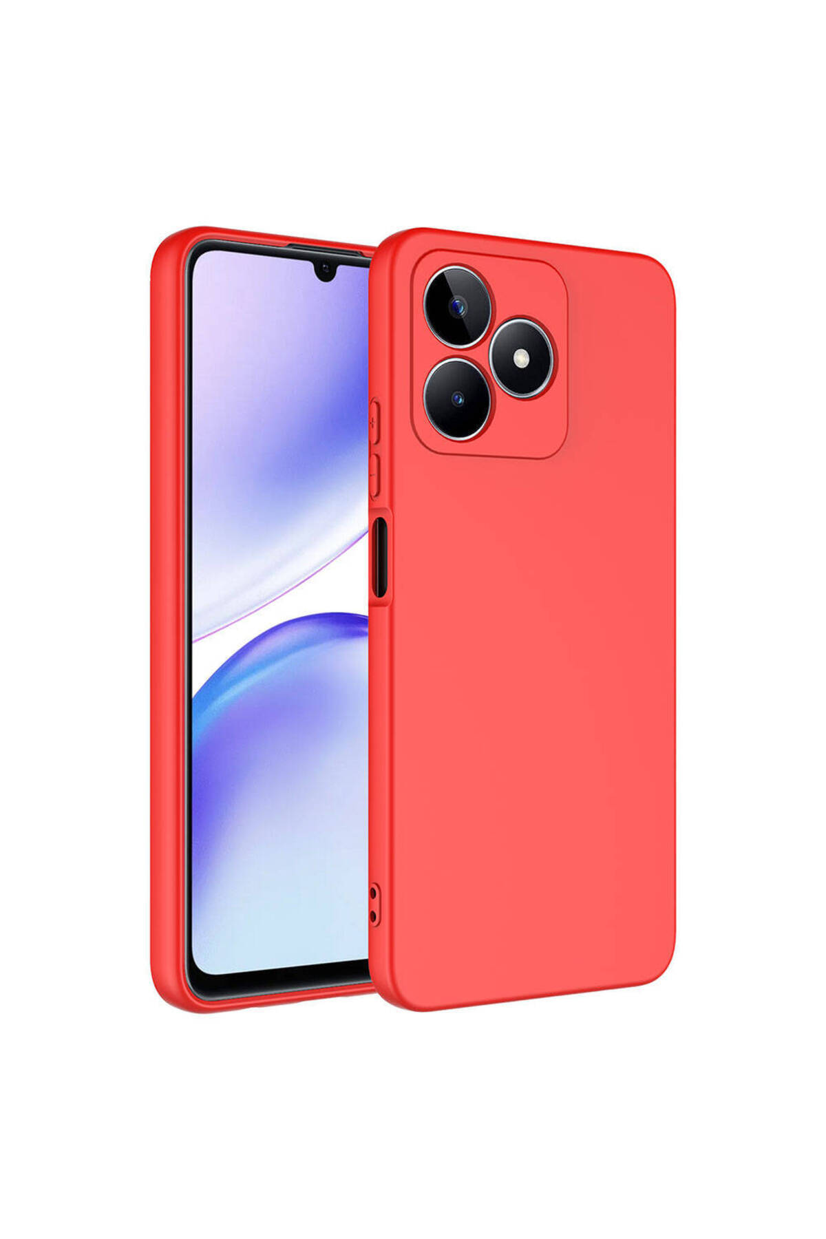 Realme C53 Kılıf TCMK Mara Lansman Kapak - Kırmızı
