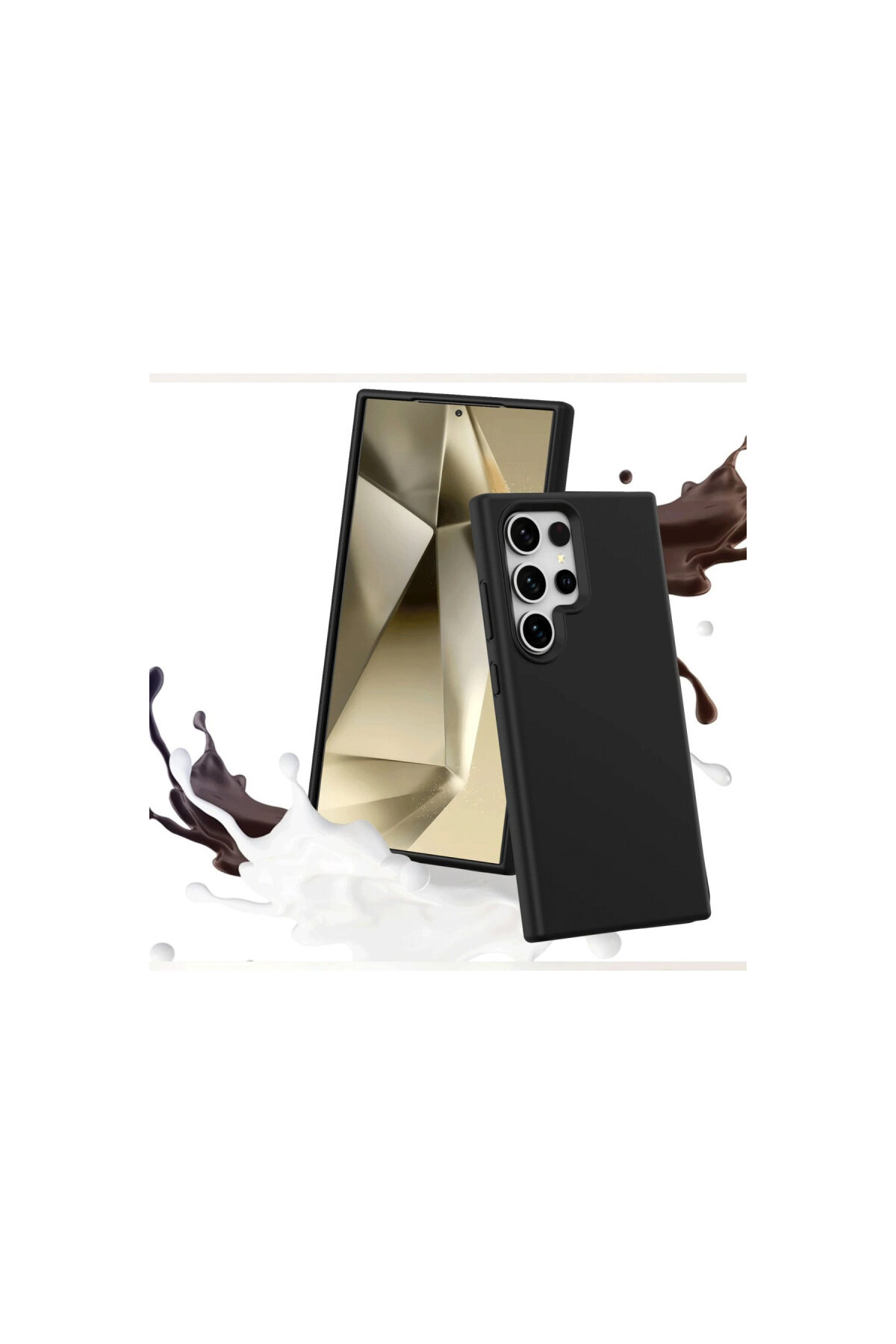 Samsung Galaxy S24 Ultra İçin Uyumlu Yumuşak ve Esnek Tpu Silikon Kapak