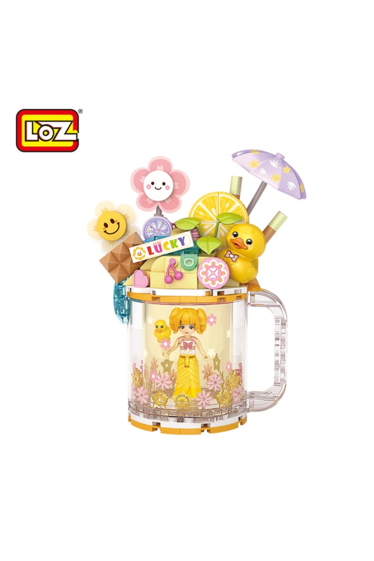 مجموعه کوپا: دختر با اردک خوش‌شانس | ۲۳۶ تکه میکروبلاک | ۶ سال به بالا | مدل جام