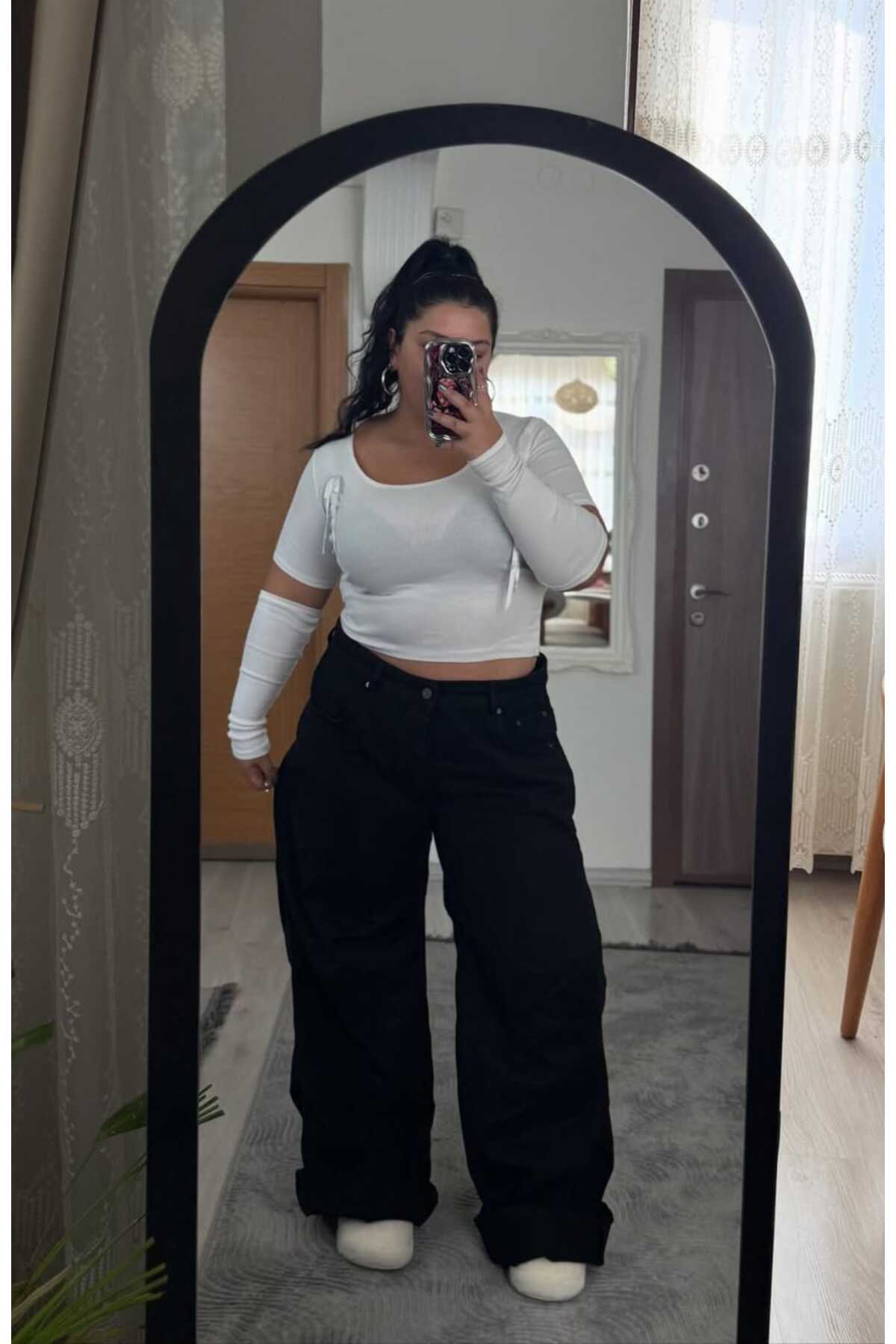 Semesia  Battal Beden Baggy Jeans