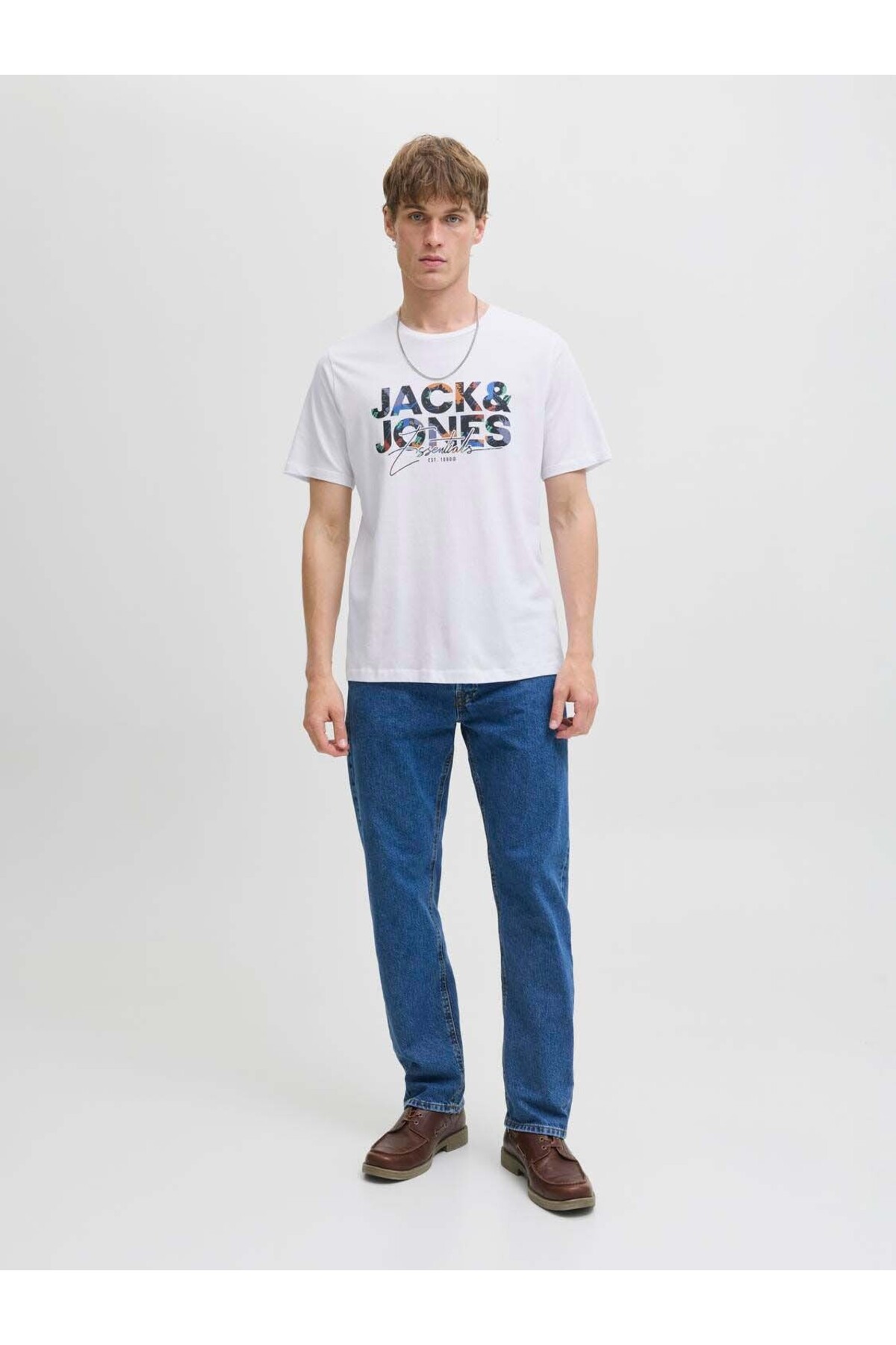 تیشرت مردانه راسته آستین کوتاه | جک اند جونز Jack & Jones 12278523 - تصویر 3