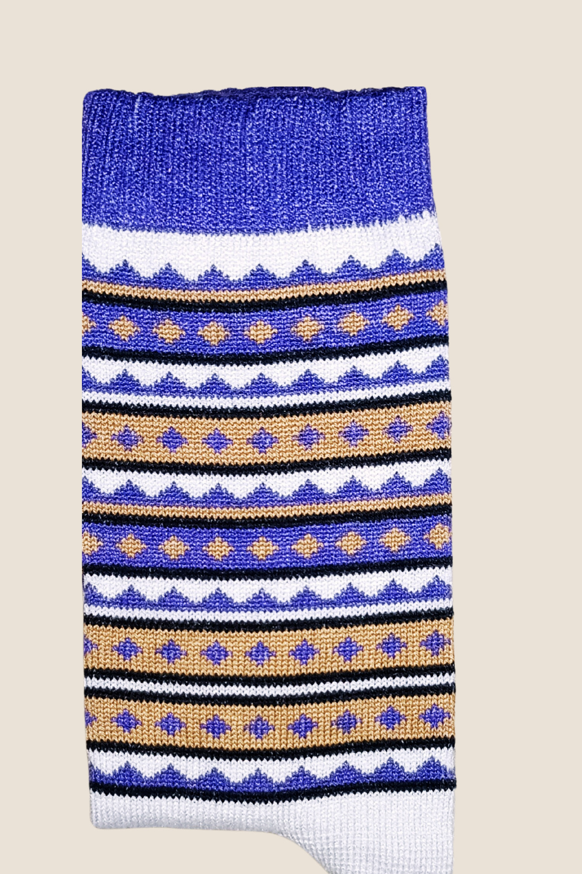 Kadın Çorap (4 Çift) Çizgili Kışlık Çorap - Motif Desenli Kalın Çorap — görsel 2 · 102832480225