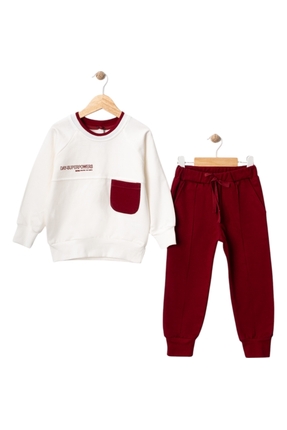 Babexi Bordo Renk Cepli Erkek İki İp Takım