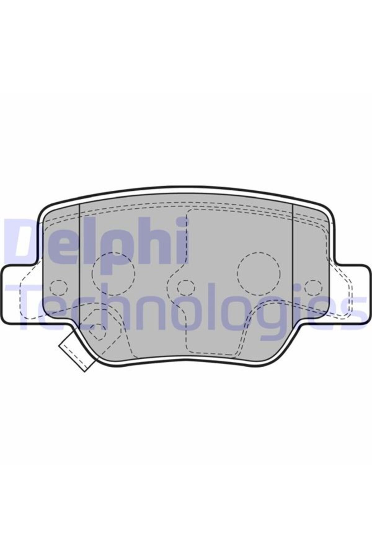 DELPHİ ARKA FREN BALATA TOYOTA VERSO 1.6L 1ZRFAE ZGR20 09-> 2.0L 1ADFTV AUR20 09-18 ARKA FREN BALAT