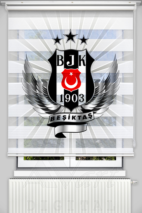 Avart Digital Siyah Beyaz Kartal Baskılı Zebra Perde - Dijital Baskılı Zebra ...