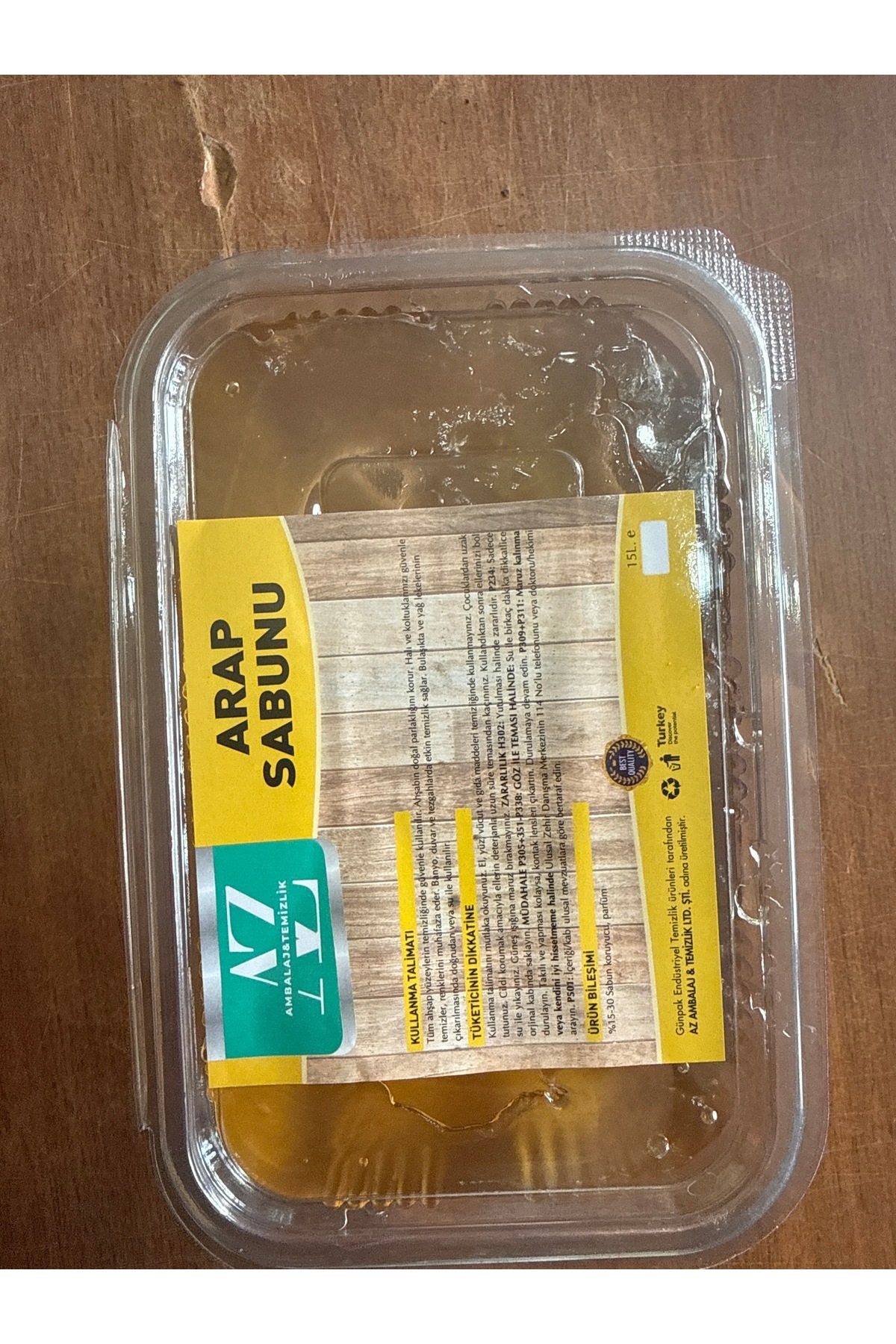 AZ AMBALAJ TEMİZLİK Az Arap sabunu