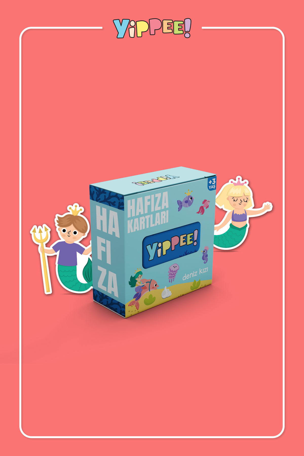 YİPPEE Hafıza Kartları – Deniz Kızı Temalı | Eğitici Eşleştirme Oyunu fotoğrafı 2 (önizleme)
