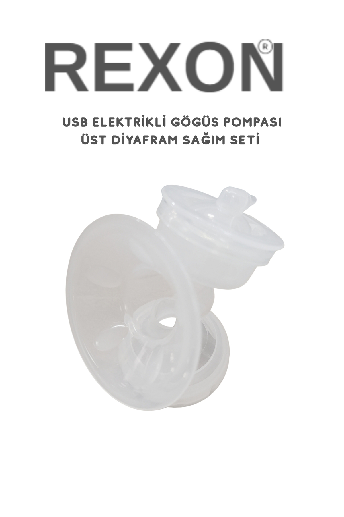 Rexon Usb Elektrikli Göğüs Pompası Üst DİYAFRAM Sağım Seti fotoğrafı 2 (önizleme)
