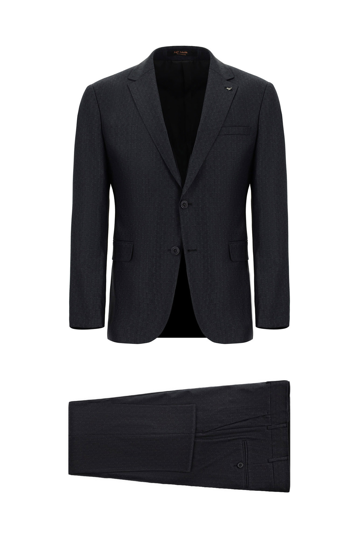 کیگیلی کت و شلوار پشمی طرح‌دار کلاسیک، برش آزاد، فیت راحت