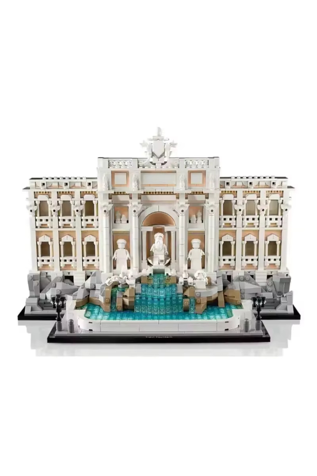 nobox WHITE سری معماری نیو رومن، بلوک‌های ساختمانی مدل فواره ترِوی، مونتاژ دشوار