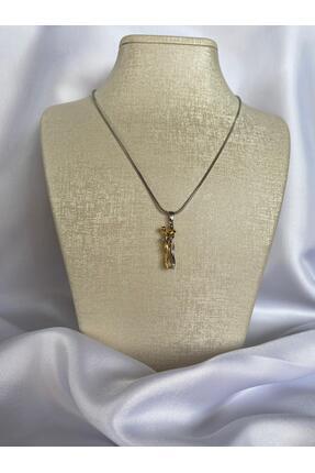 Stilbenim Çelik Sevgili Kolyesi