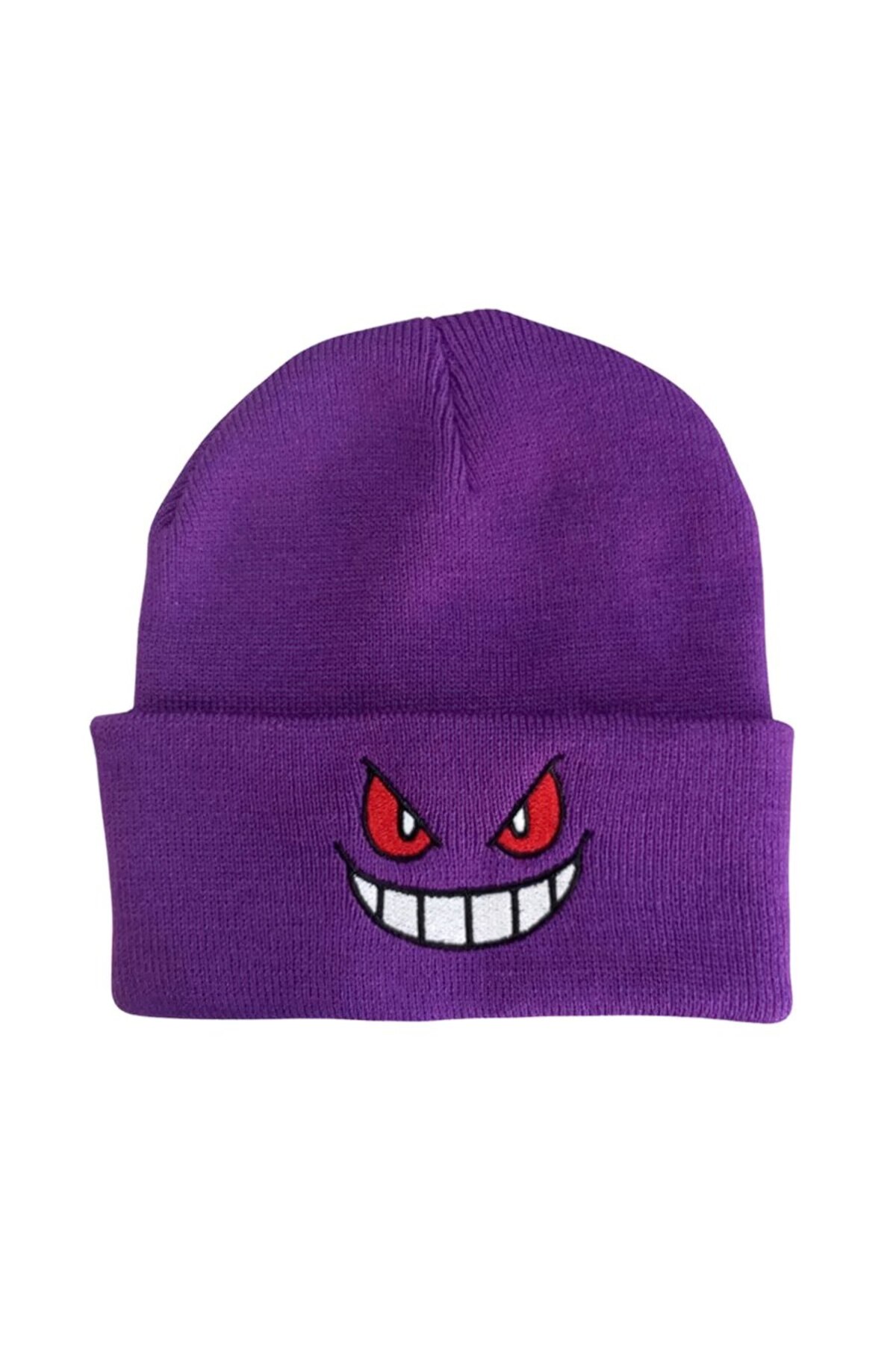 FG KONNİCHİWA Gengar Pokémon KIŞLIK BERE GÜNLÜK TREND MODA FASİON görsel 7