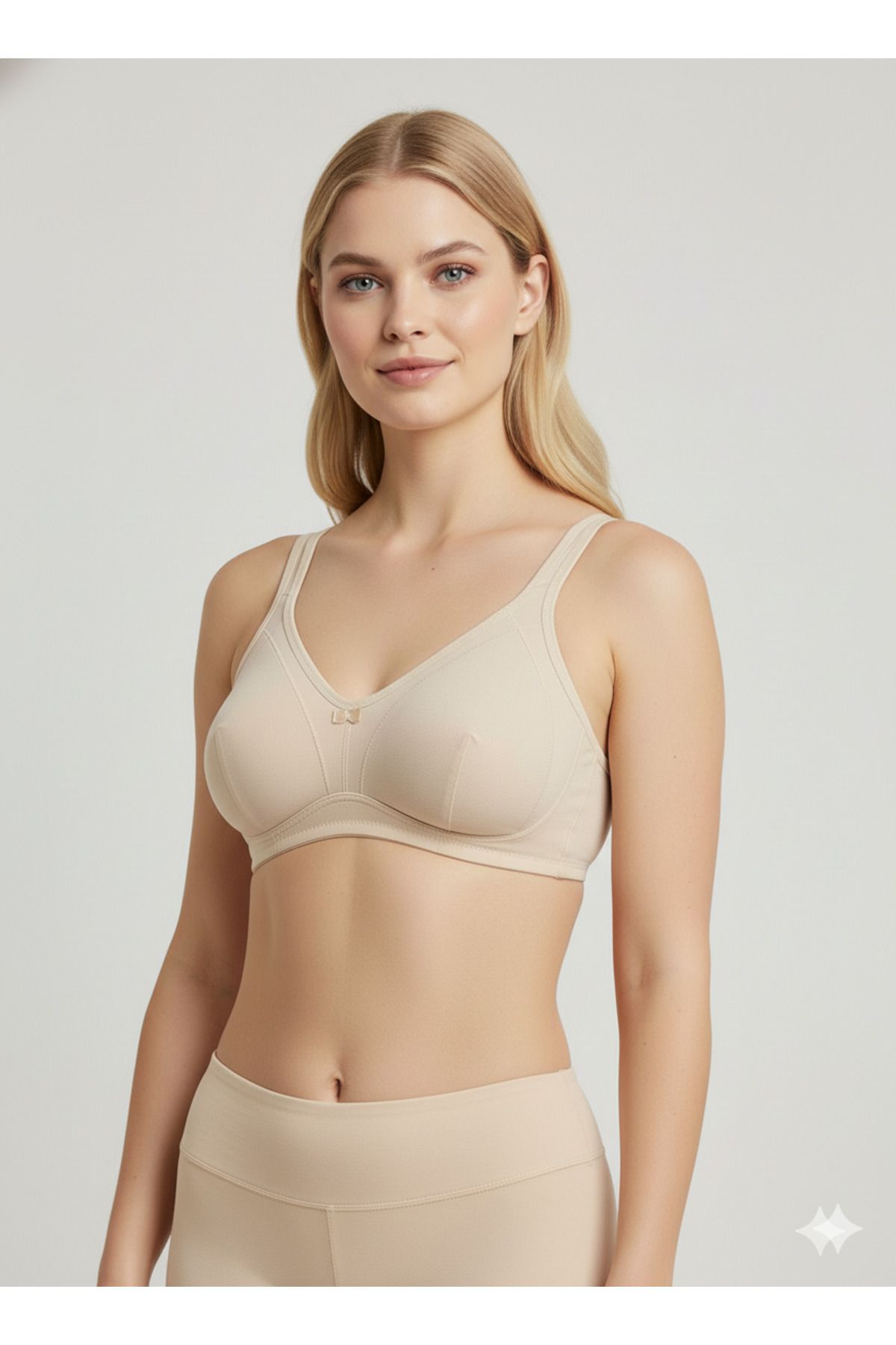 Pierre Cardin Kadın 6822 Pamuklu Balensiz Toparlayıcı Minimizer Sütyen görsel 3