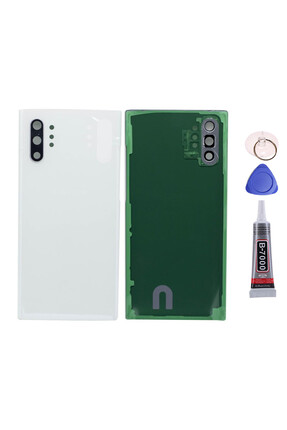 Yedcom Samsung NOTE 10 PLUS Beyaz Uyumlu Arka Pil Kapağı Batarya Kapağı 15ML ...
