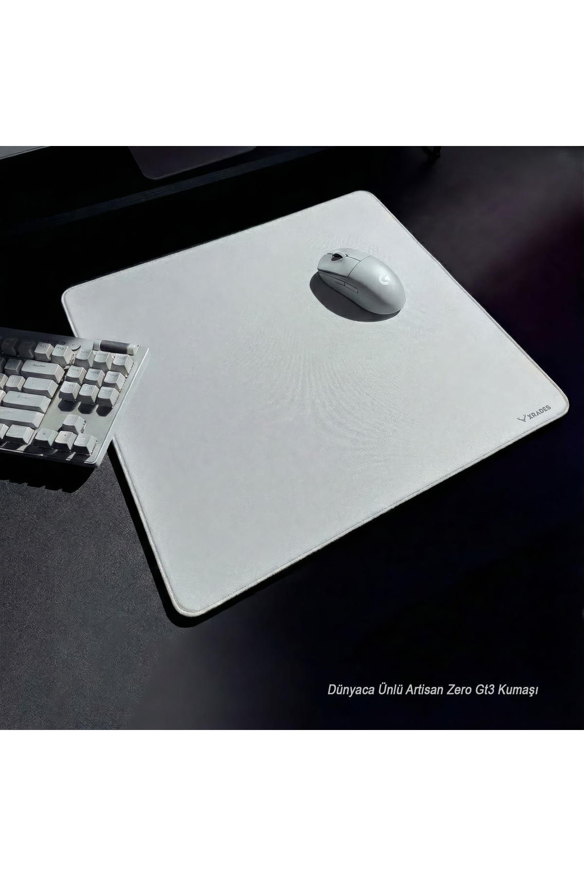 ADAFCツールトレイアースホワイト Xrades Artisan Fabric Special Edition 450x400x4 Mm E-sports Gaming