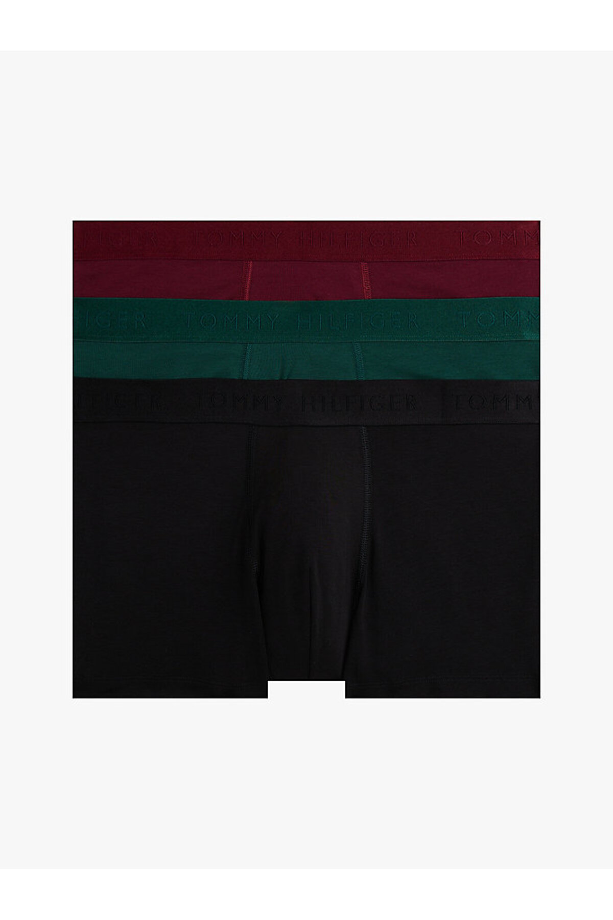 تامی هیلفیگر شورت باکسر مردانه رنگارنگ 3 عددی با کمر بند
