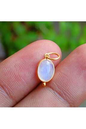 alpsilverart Gümüş El İşi Ay Taşı Minimal Kolye – Zarif, Şık ve Kişiye Özel H...