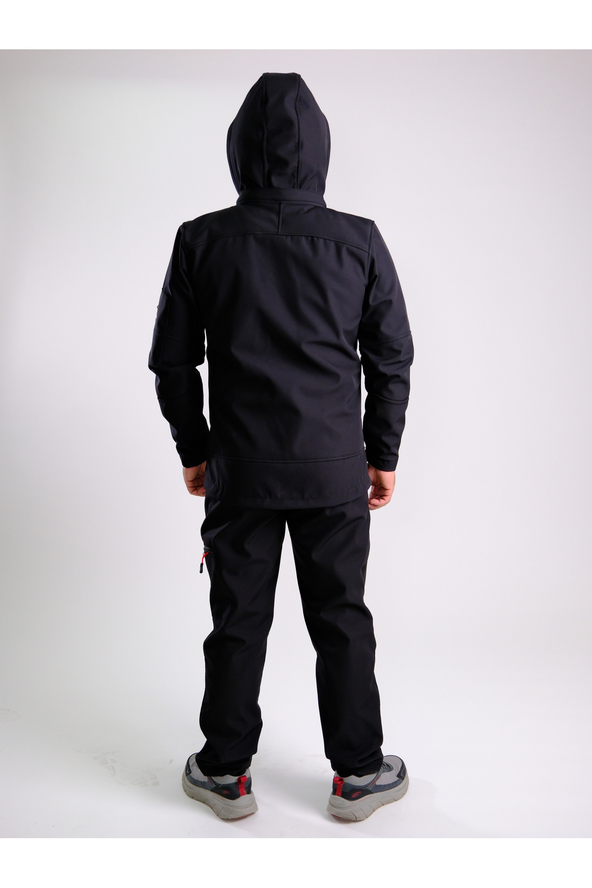 Premium Softshell Çıkarılabilir Kapüşonlu Mont Rüzgar Geçirmez Su İticidir — مشکی TYCE0416EC8C19AE12BFAF700 — تصویر 5 از 8