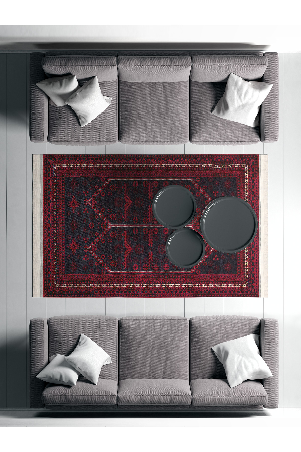 Home Destek Halı OT-4149A – Makinede yıkanabilir, Kaymaz taban, Dijital baskı halı fotoğrafı 3 (önizleme)