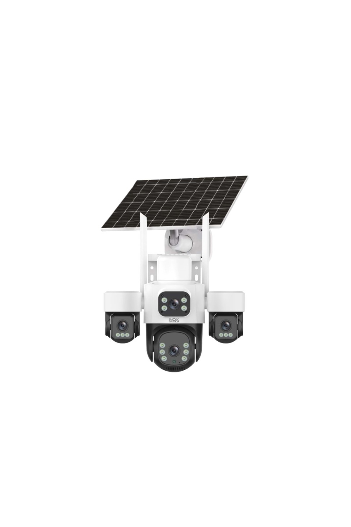 inoxdigital İNOX X14 4 Kameralı Solar Güvenlik Kamerası | Sım Kartlı & Esım Destekli | Kablosuz Güneş Enerjili