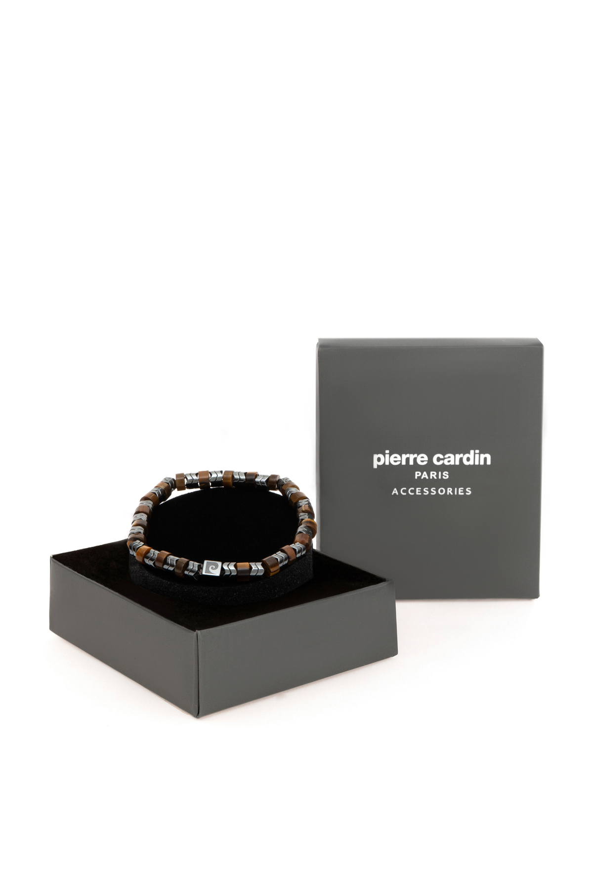 دستبند نقره مردانه | پیر کاردین Pierre Cardin 50325585 - تصویر 2