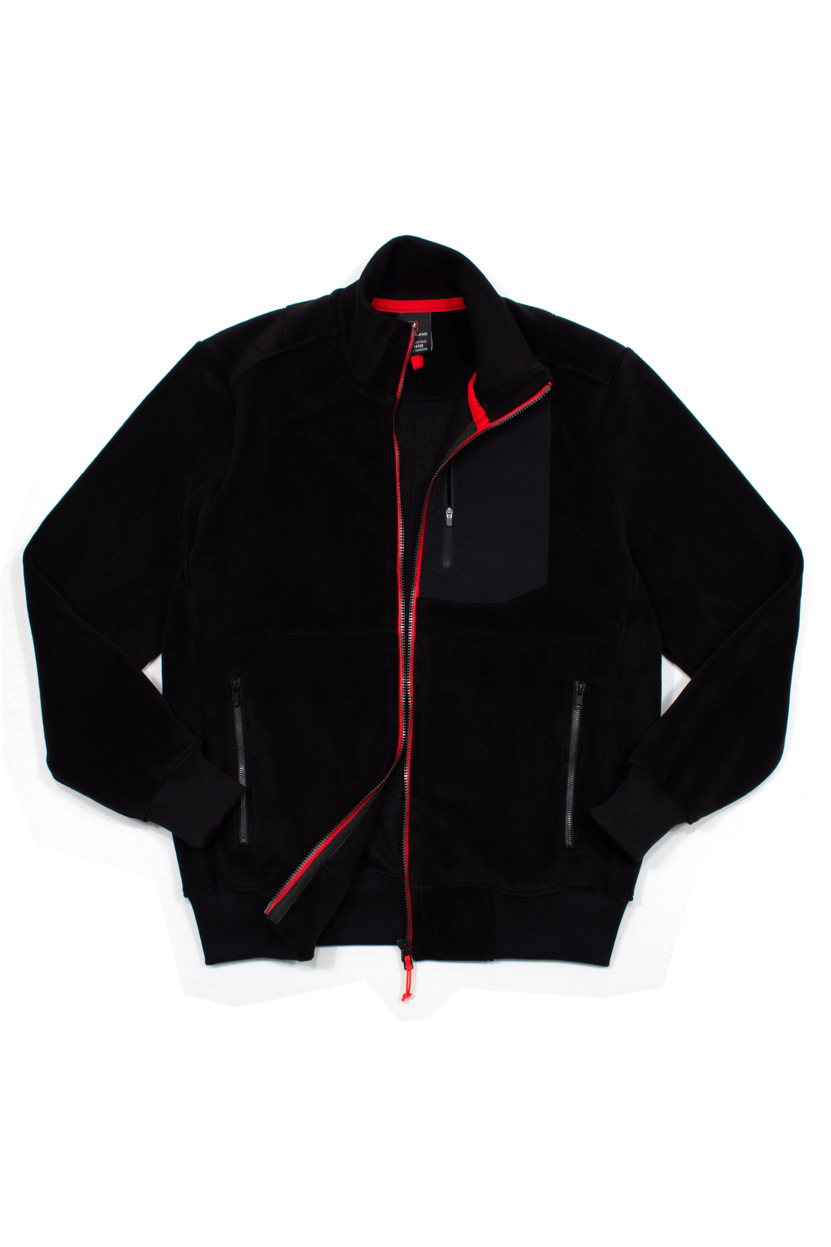 Erkek VOSTOK Göğüs Cebi Fermuarlı Kalın Polar Fleece Mont SİYAH — مشکی TYC0BD89C9A8C3014554F9200 — تصویر 2 از 8