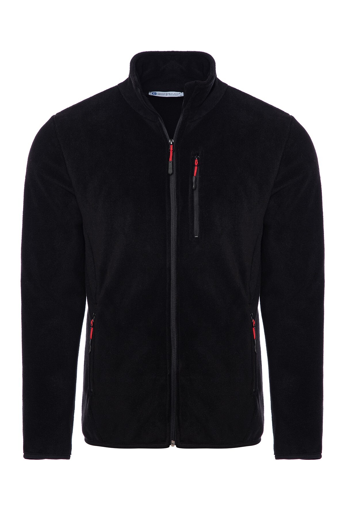 Ghassy Co  3'lü Paket Pro Rüzgar Geçirmez 5 Cepli Outdoor Tam Fermuarlı Polar Ceket - Görsel 2