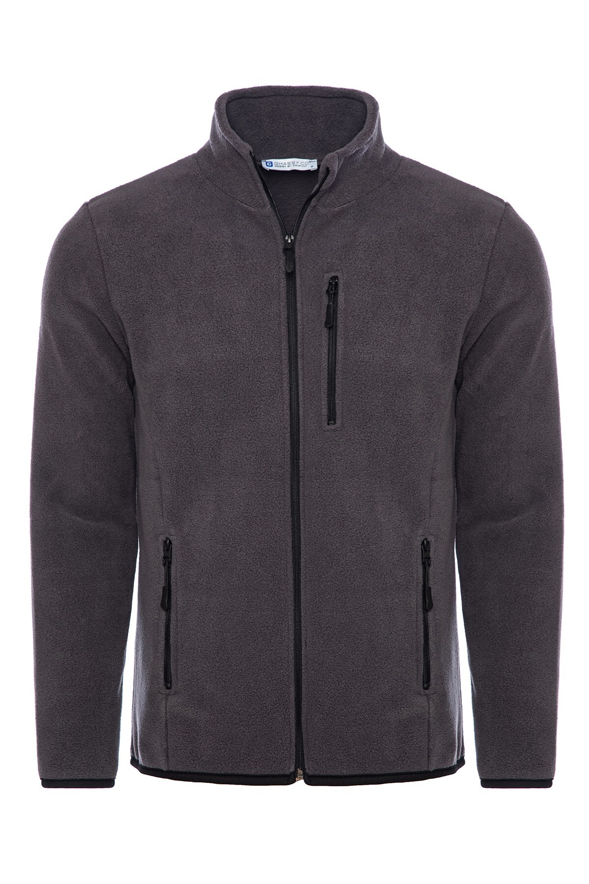 Ghassy Co  3'lü Paket Pro Rüzgar Geçirmez 5 Cepli Outdoor Tam Fermuarlı Polar Ceket - Görsel 3