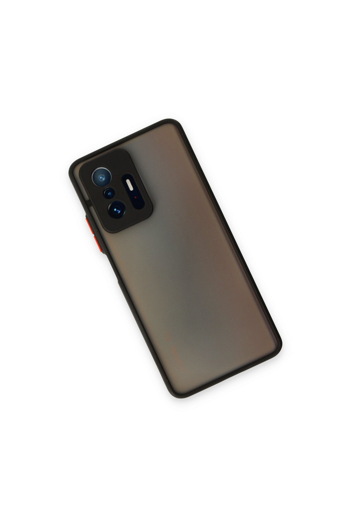 Xiaomi Mi 11T Pro İçin Uyumlu Buzlu Tasarım Renkli Tuş Mat Tasarım Sararmaz Kılıf