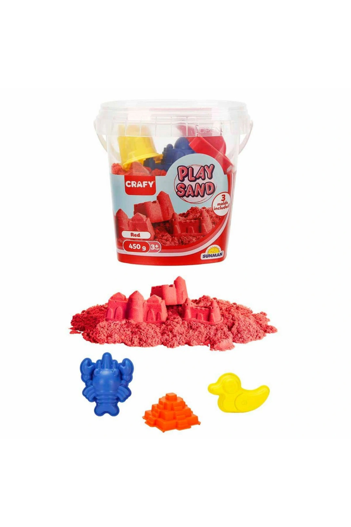 بازی شن قرمز ۴۵۰ گرم