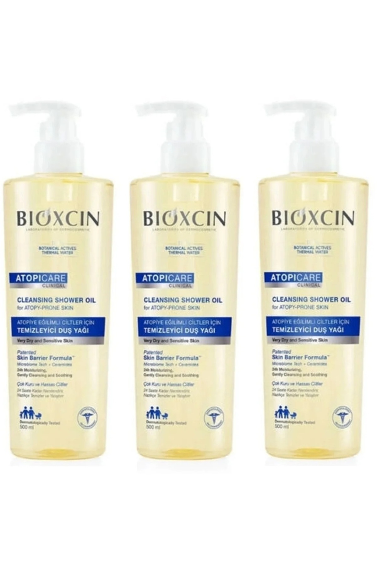 Bioxcin Atopicare Cleansing Shower Oil for Skin Prone to Atopy 3X500 ml ...