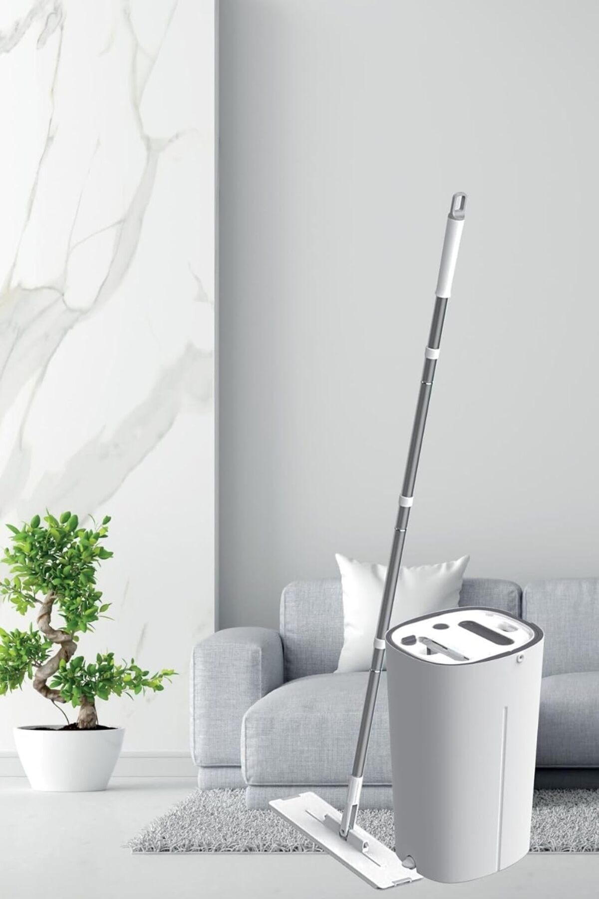 Hepta Collection Vipset Akıllı Mop Set Temiz Su 3Lt Kirli Su 5Lt 2 L VP-494