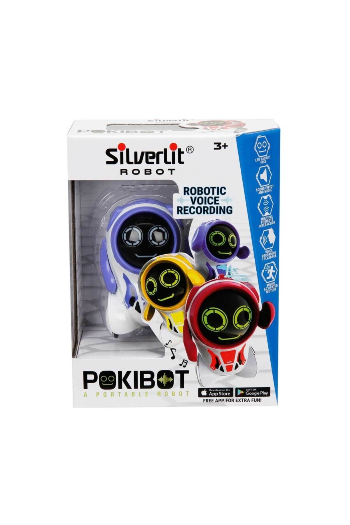 CPU ELEKTRONİK SIL/88042 Silverlit Artificial Intelligence Pokibot