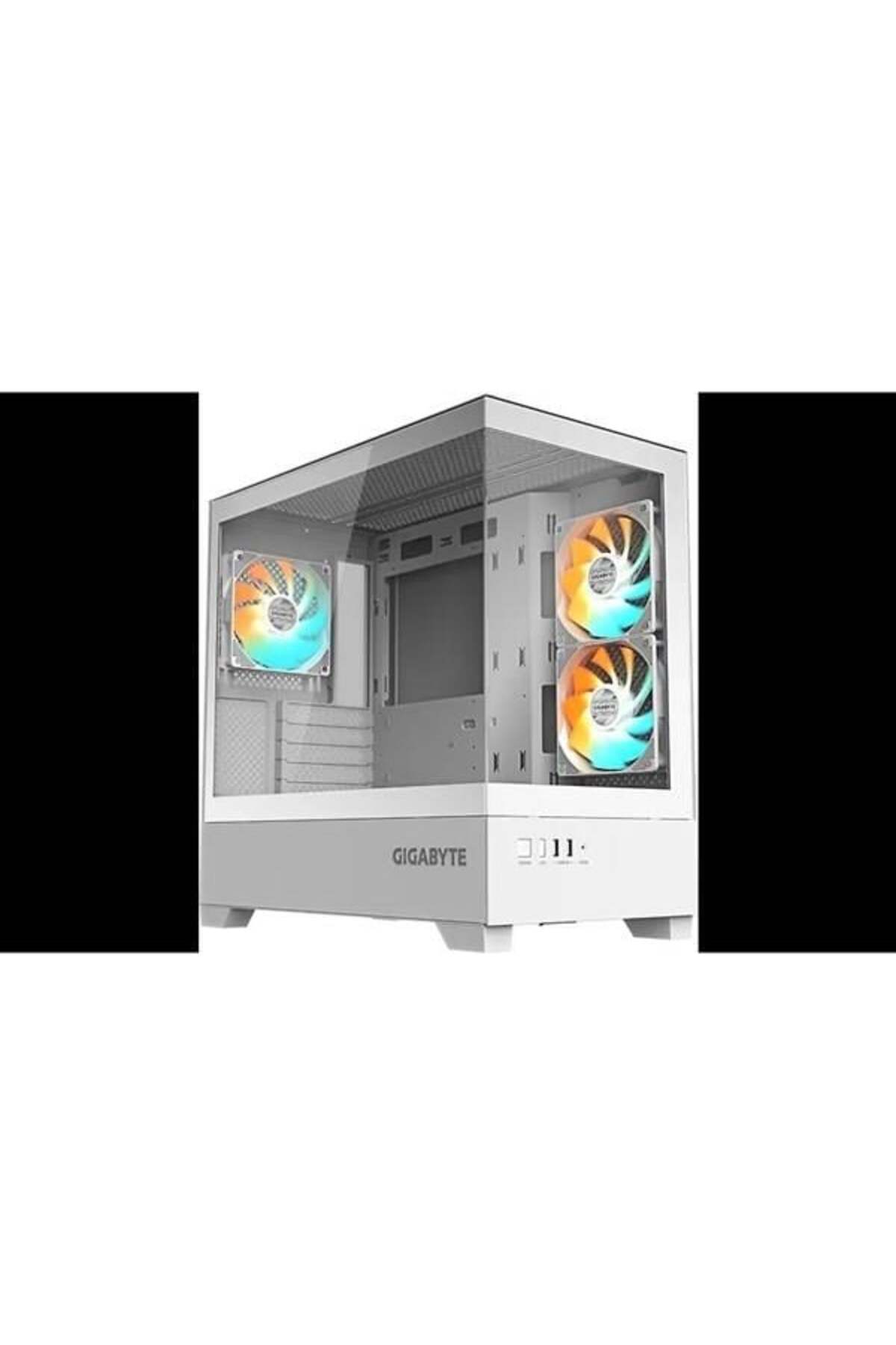 Gigabyte GB-C201PI PANORAMIK GAMING MID-TOWER PC KASASI BEYAZ 360MM SIVI SOĞUTUCU DESTEĞİ