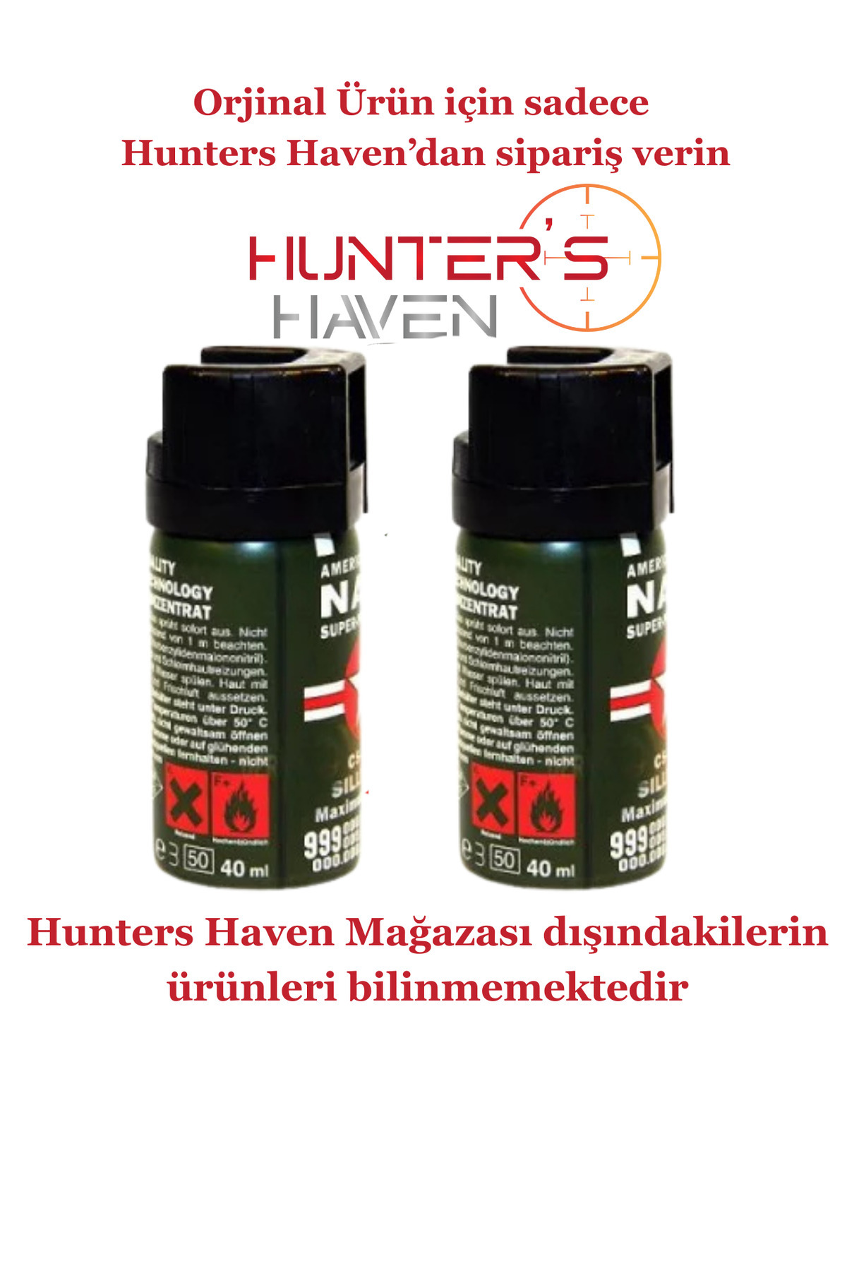 Hunters Haven N.ato Bi.ber G.azı 2 Adet 40ml