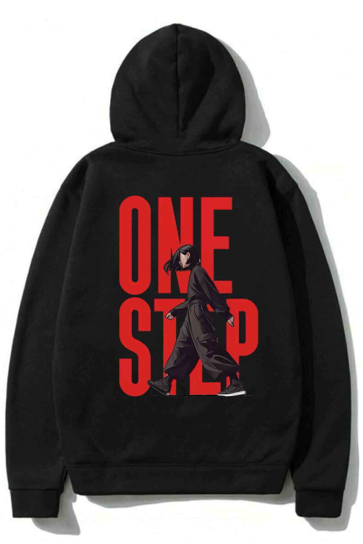 Cool mans Oversize 3 İplik Şardonlu Kapüşonlu Battal Büyük Beden Sweatshirt