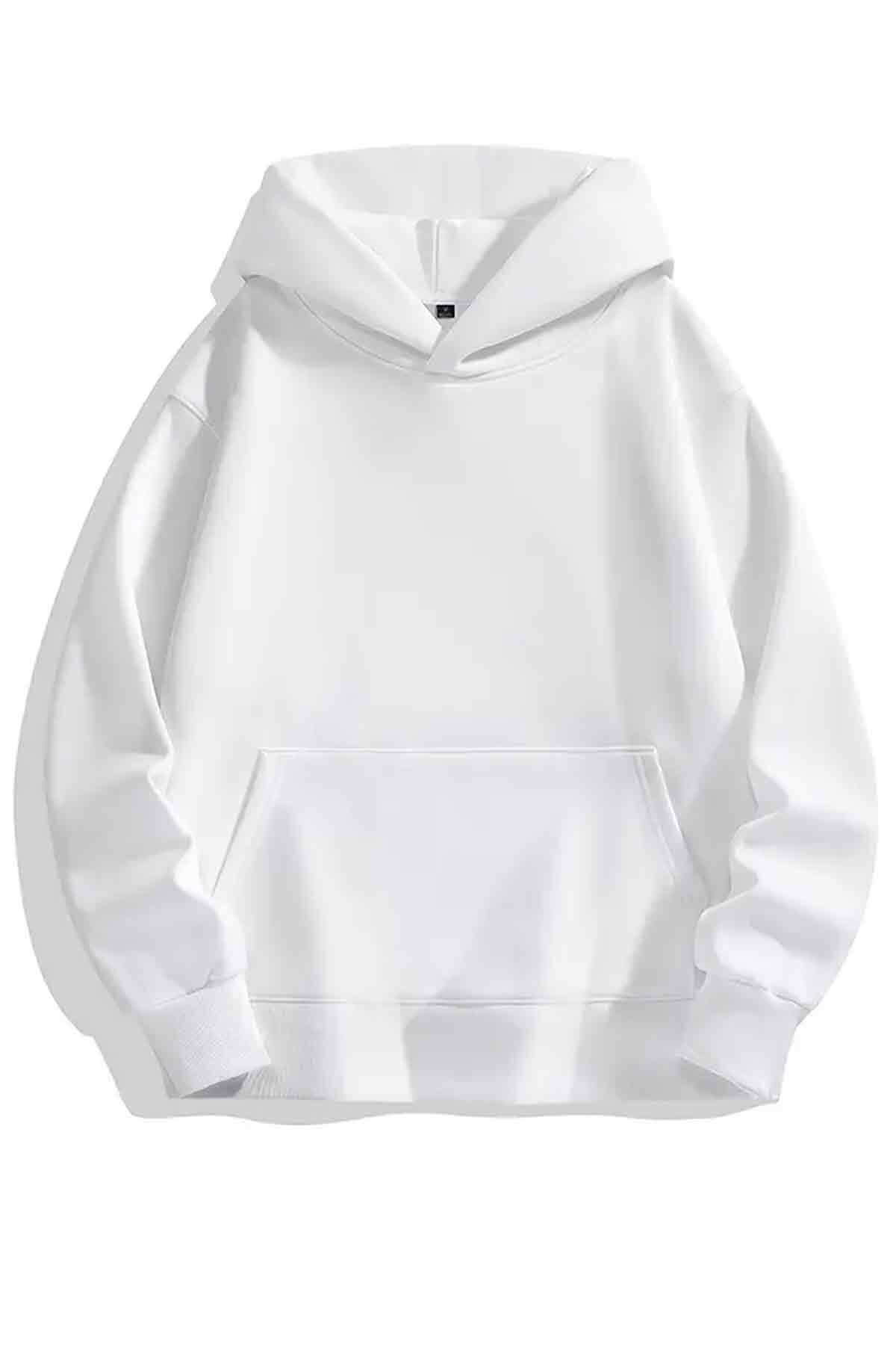 Cool mans Oversize 3 İplik Şardonlu Kapüşonlu 2pac Tupac Baskılı Battal Büyük Beden Sweatshirt görsel 2
